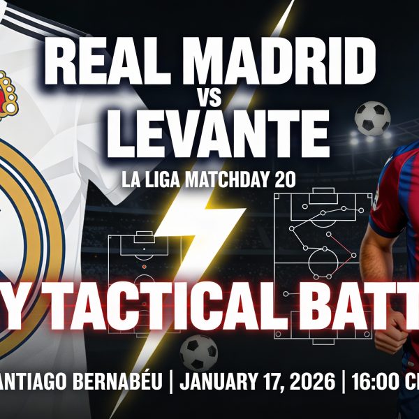 Real Madrid vs Levante Prediction: 5 Key Tactical&hellip;